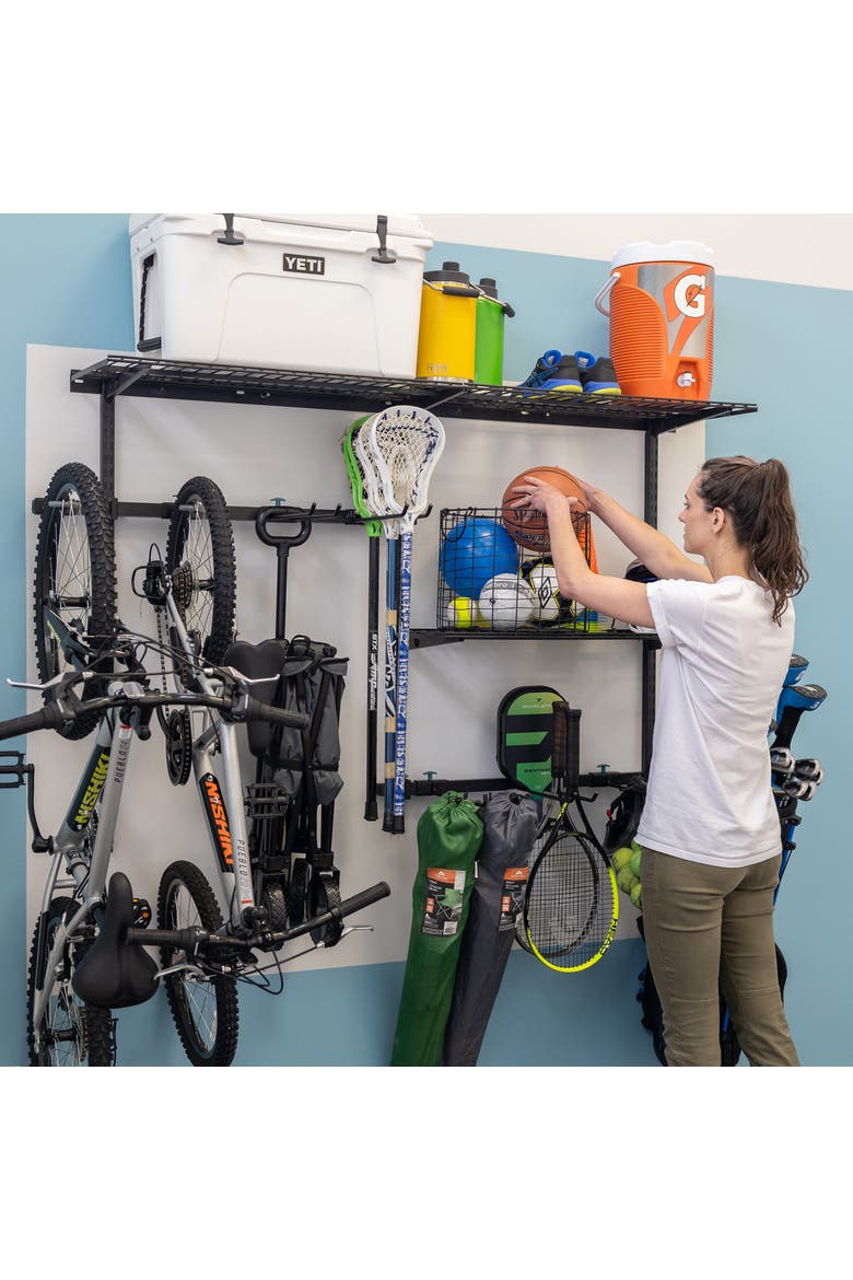 G-Sport Pro - Sports Equipment Wall Storage System - Holds 500 lbs, Alternate, color, Black