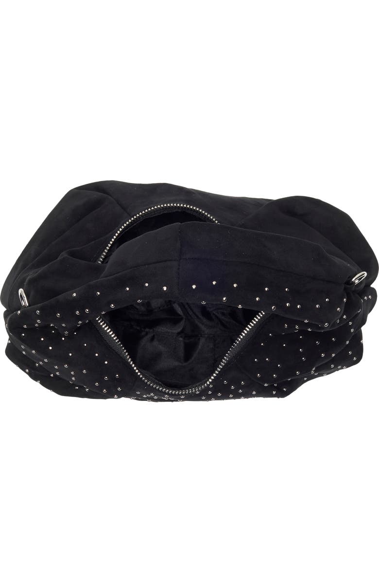 URBAN EXPRESSIONS HANDBAGS Studded Hobo Bag, Alternate, color, Black