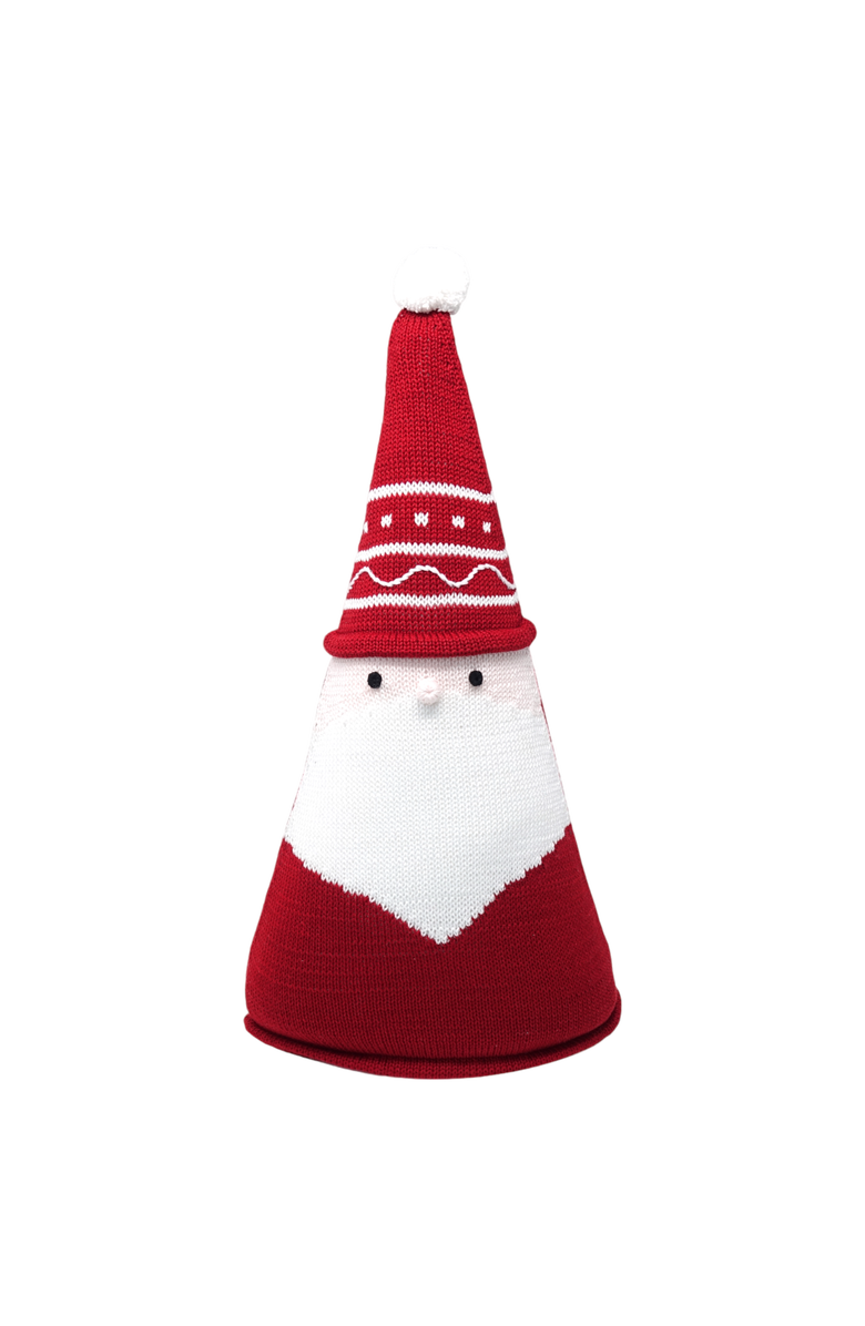Melange Collection Santa Cone Pillow, 15" - Red, Main, color, Red