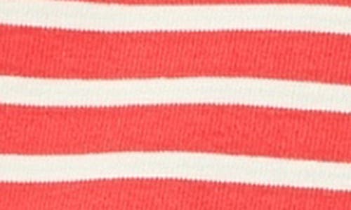 English Factory Colorblock Stripe Long Sleeve Cotton T-shirt In Pink