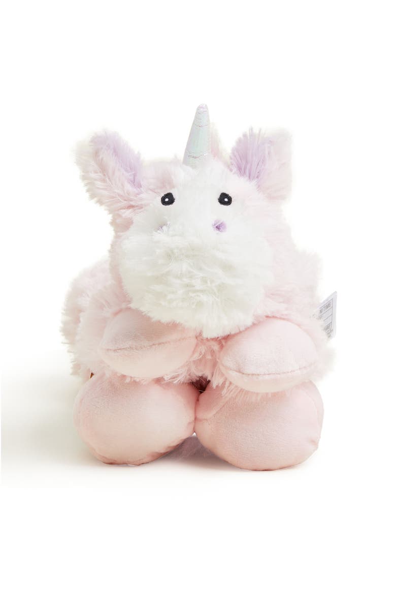 Warmies Unicorn Plush Neck Wrap, Alternate, color, Light Pastel Pink