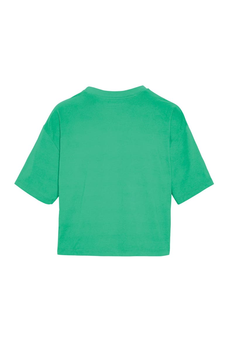 The Cropped Logo T-Shirt, Alternate, color, GREEN ALIV