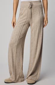 Splendid Cable Drawstring Wide Leg Pants