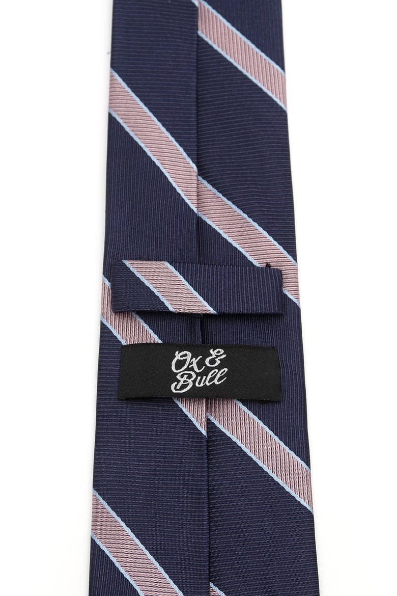 The Travis Silk Tie, Alternate, color, BLUE