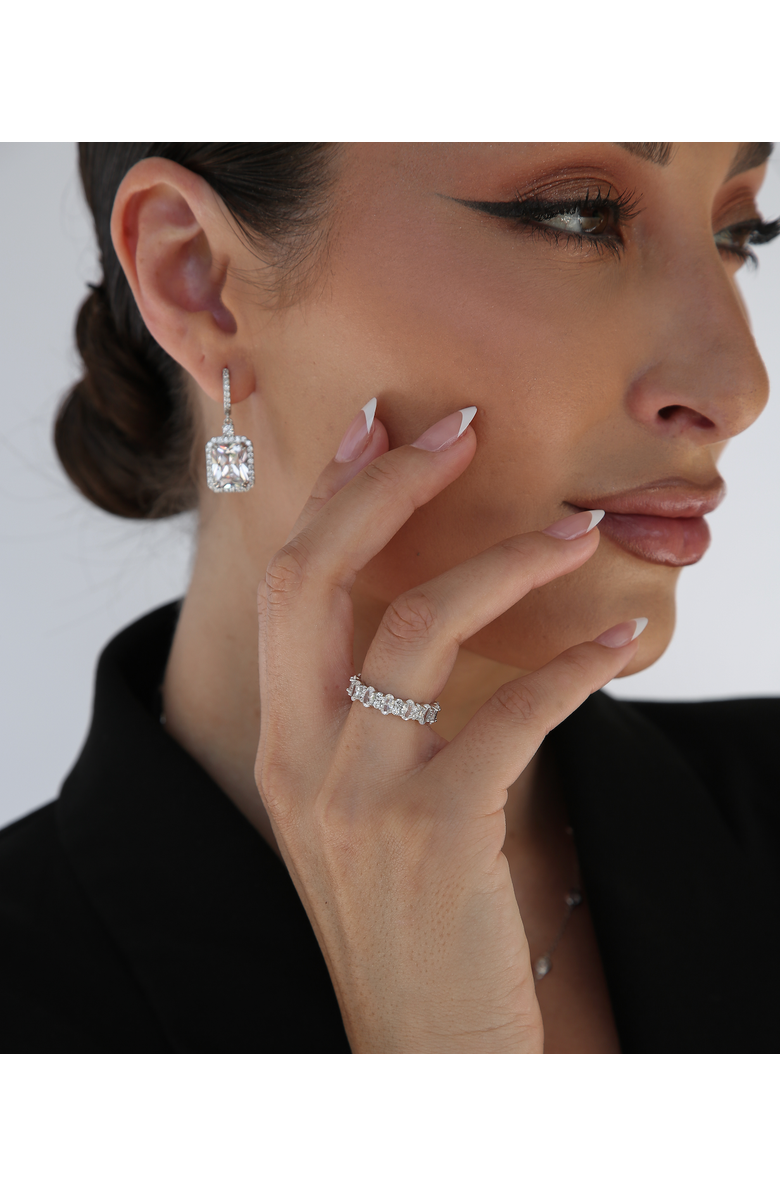 Rachelment Noir Ring, Alternate, color, Silver