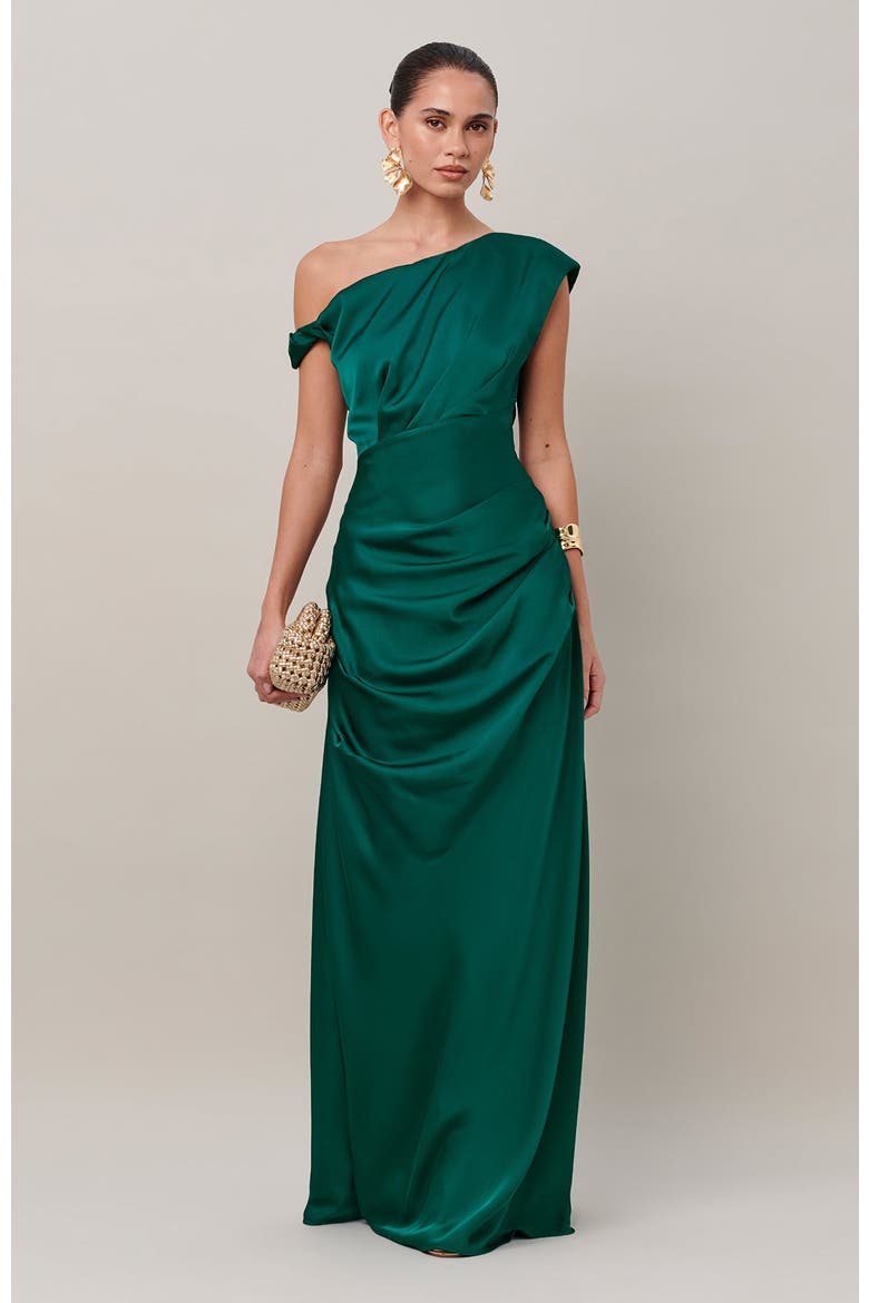 Justina Maxi Dress, Main, color, Emerald