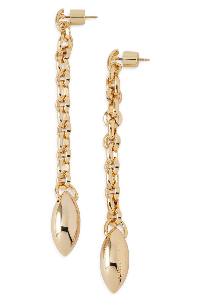 Link Drop Earrings (Nordstrom Exclusive), Alternate, color, YELLOW GOLD