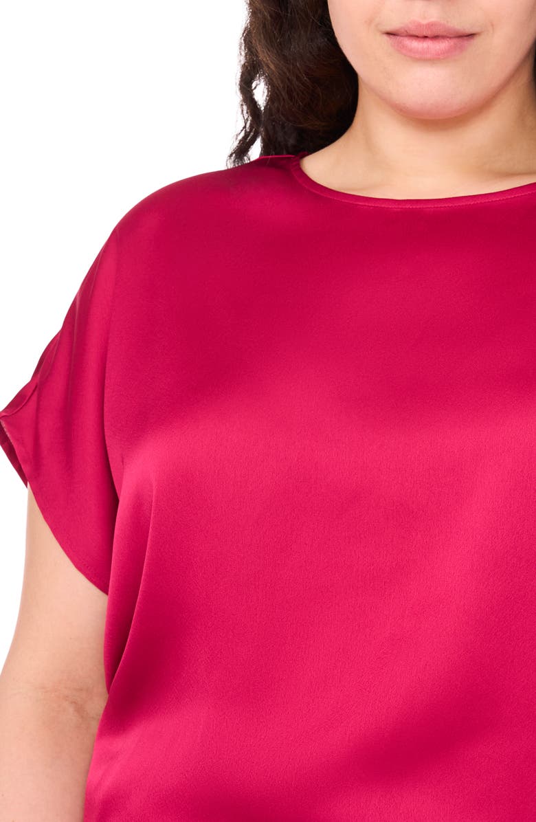 Halogen<sup>®</sup> Charmeuse Top, Alternate, color, Vivacious