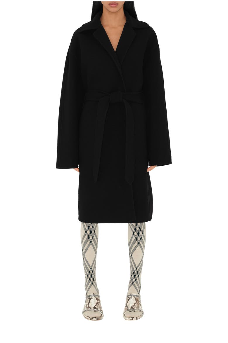 Cashmere Wrap Coat, Main, color, Black