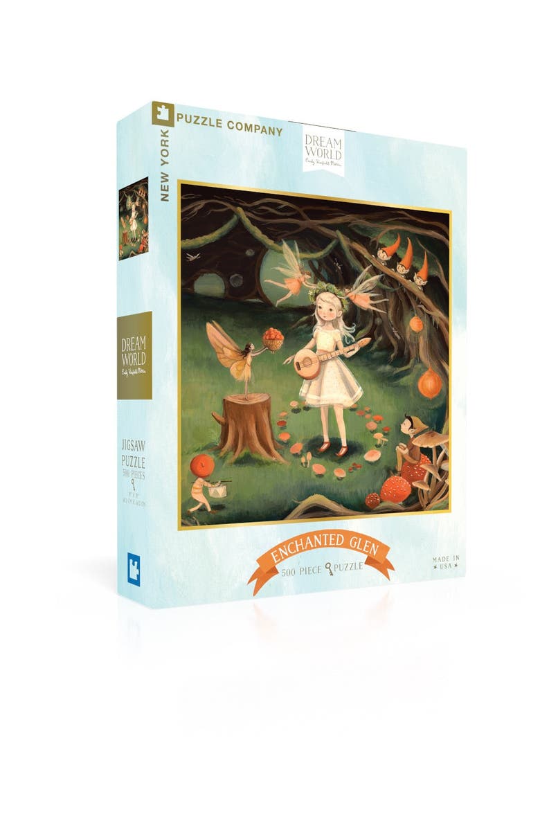 NEW YORK PUZZLE COMPANY Enchanted Glen 500 Piece Puzzle, Alternate, color, NO COLOR