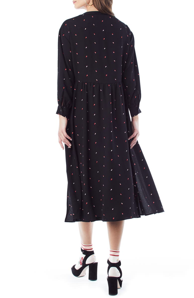 Loyal Hana Ali Midi Maternity/Nursing Shirtdress, Alternate, color,