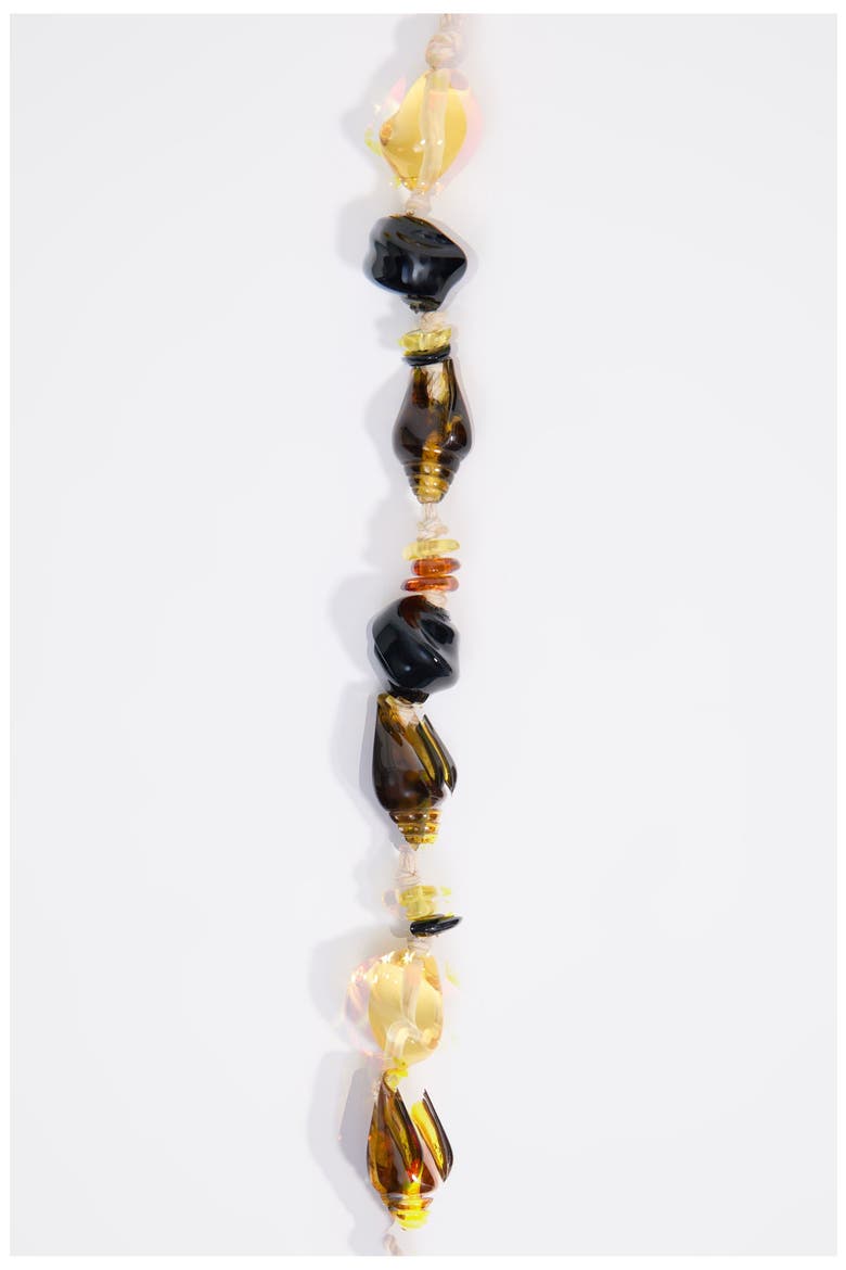 Amber Resin Seashell Necklace, Alternate, color, AMBER