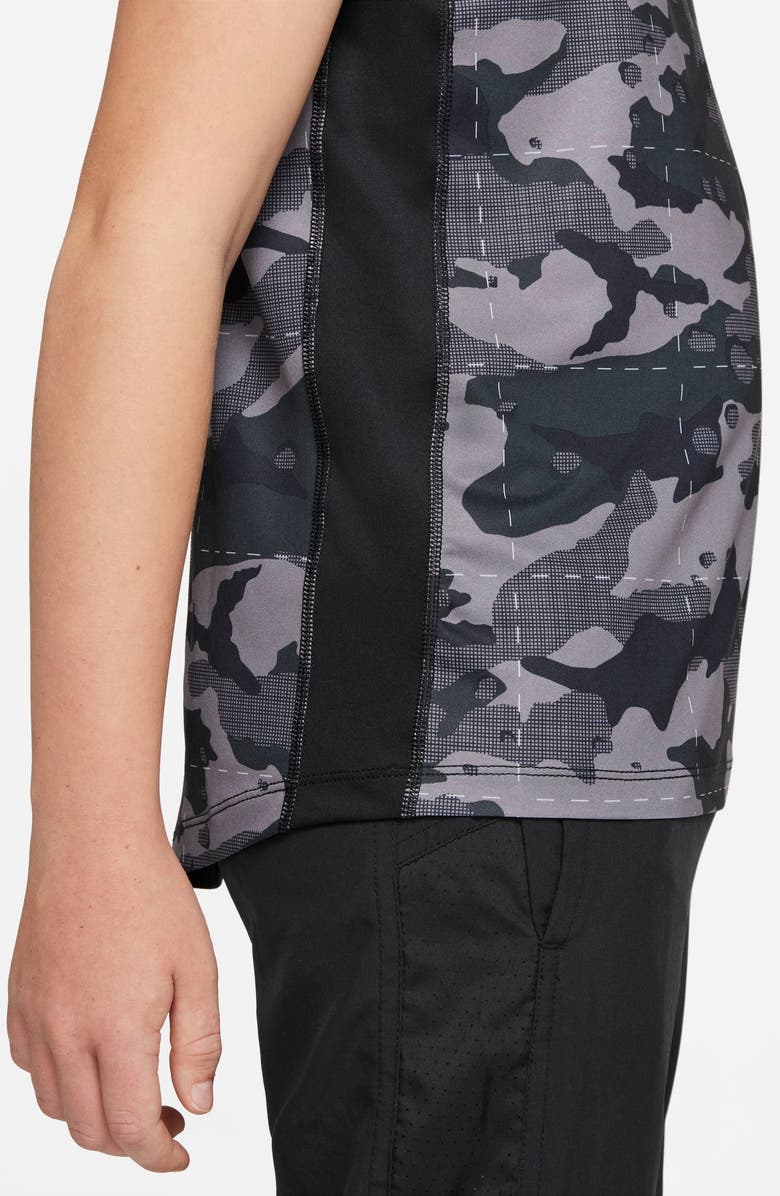 Nike Pro Kids' Dri-FIT Camo T-Shirt, Alternate, color, 