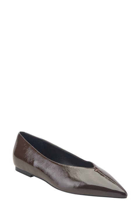 Casee Pointed Toe Flat (Women)