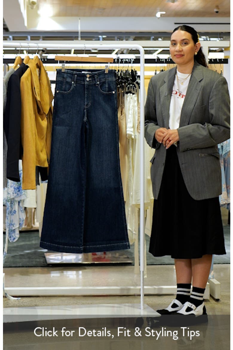 The Seamed High Waist Wide Leg Trouser Jeans video