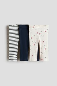 H&M 3-pack Cotton Leggings