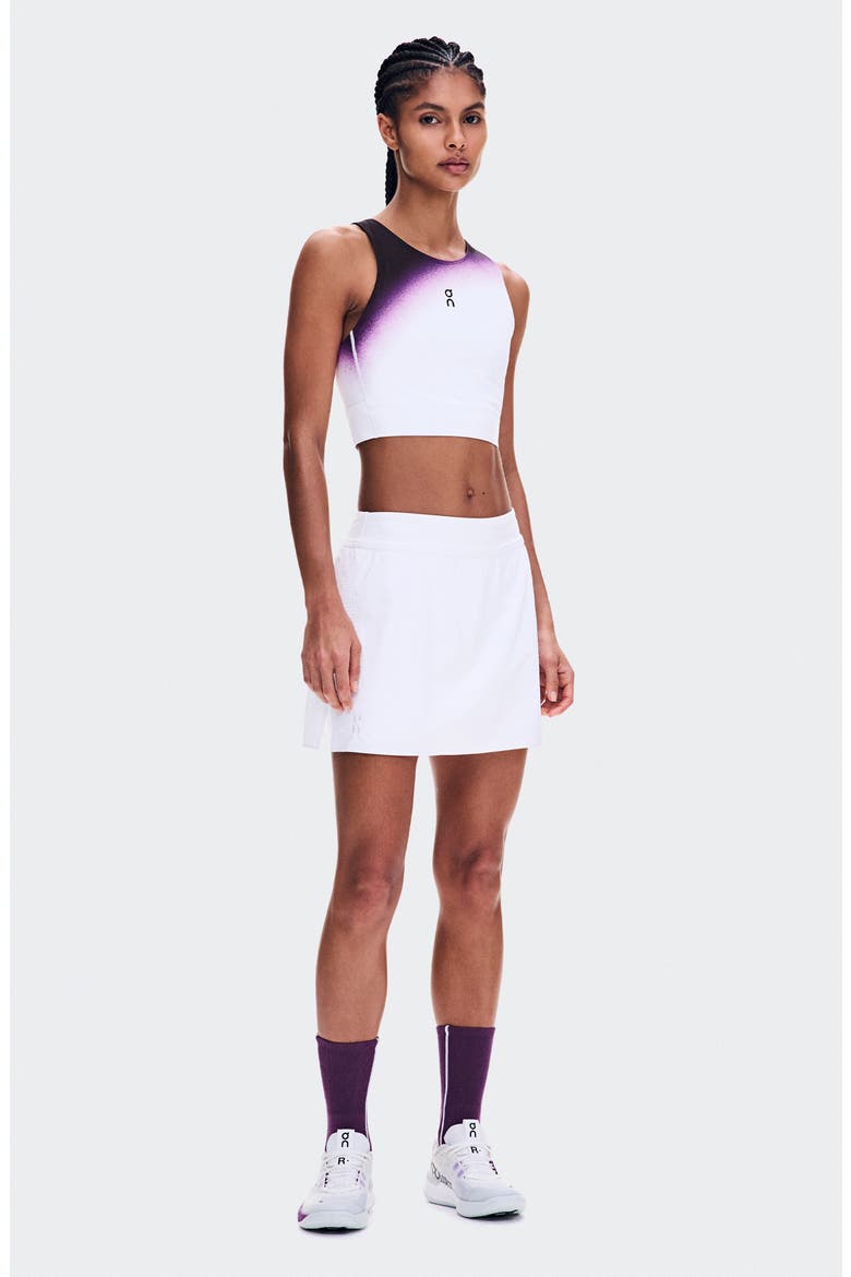 Court Crop Swing Top, Alternate, color, WHITE/ CASSIS