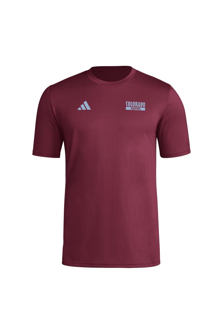 Men's adidas Burgundy Colorado Rapids Local Wrap T-Shirt, Alternate, color, Burgundy