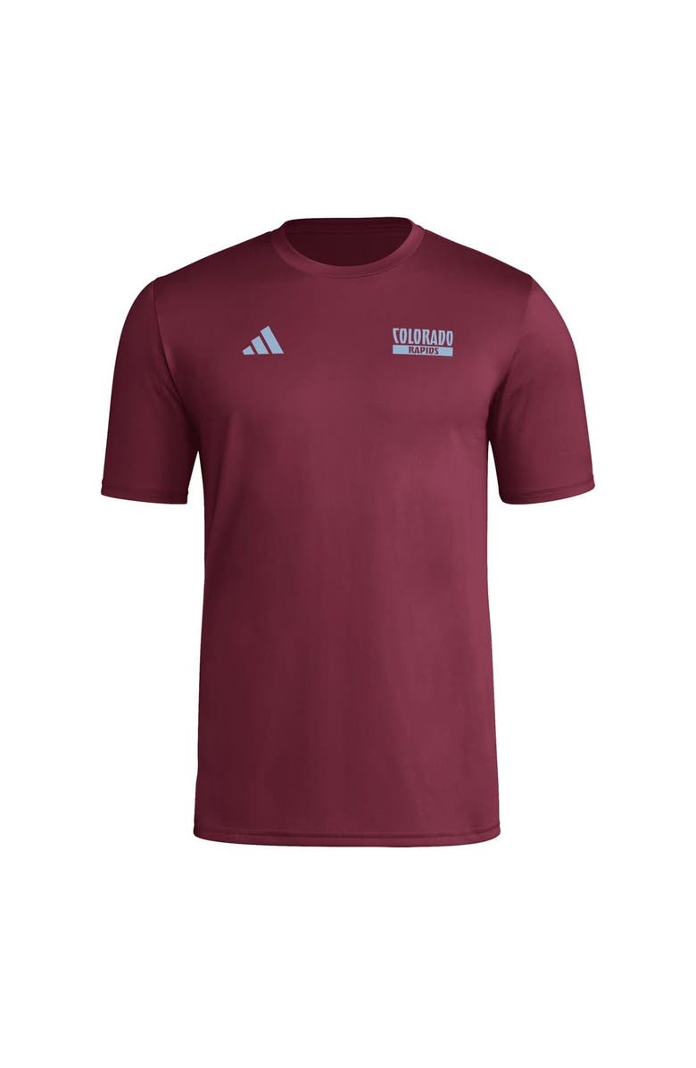 adidas Men's adidas Burgundy Colorado Rapids Local Wrap T-Shirt, Alternate, color, Burgundy