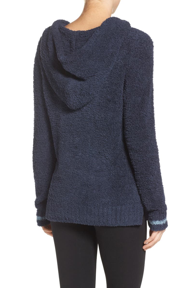 Barefoot Dreams<sup>®</sup> Barefoot Dreams Cozychic<sup>®</sup> Baha Lounge Hoodie, Alternate, color, Indigo/Dusk