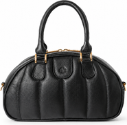 ROSZUAR Ameline Sculptural Italian Leather Top Handle