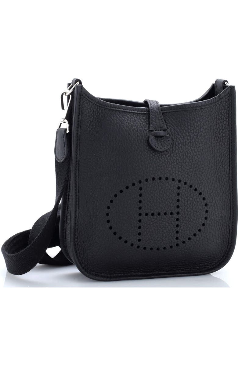 Pre-Owned Hermes Evelyne Bag Gen III Clemence TPM, Alternate, color, Noir