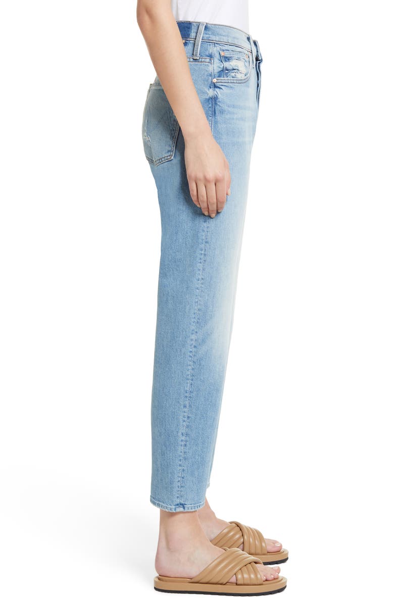 MOTHER The Ditcher Crop Straight Leg Jeans, Alternate, color, 