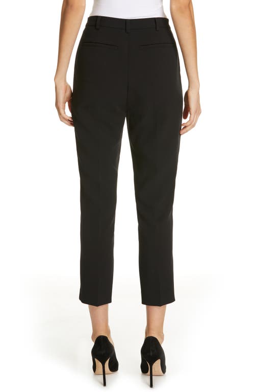 L'agence Ludivine Crease Front Crop Trousers In Black