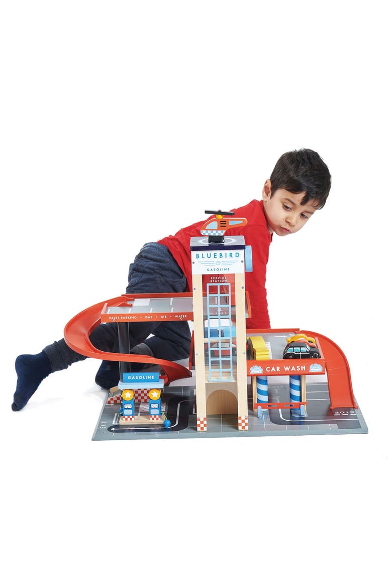 Bluebird Service Station Playset, Alternate, color, MULTI