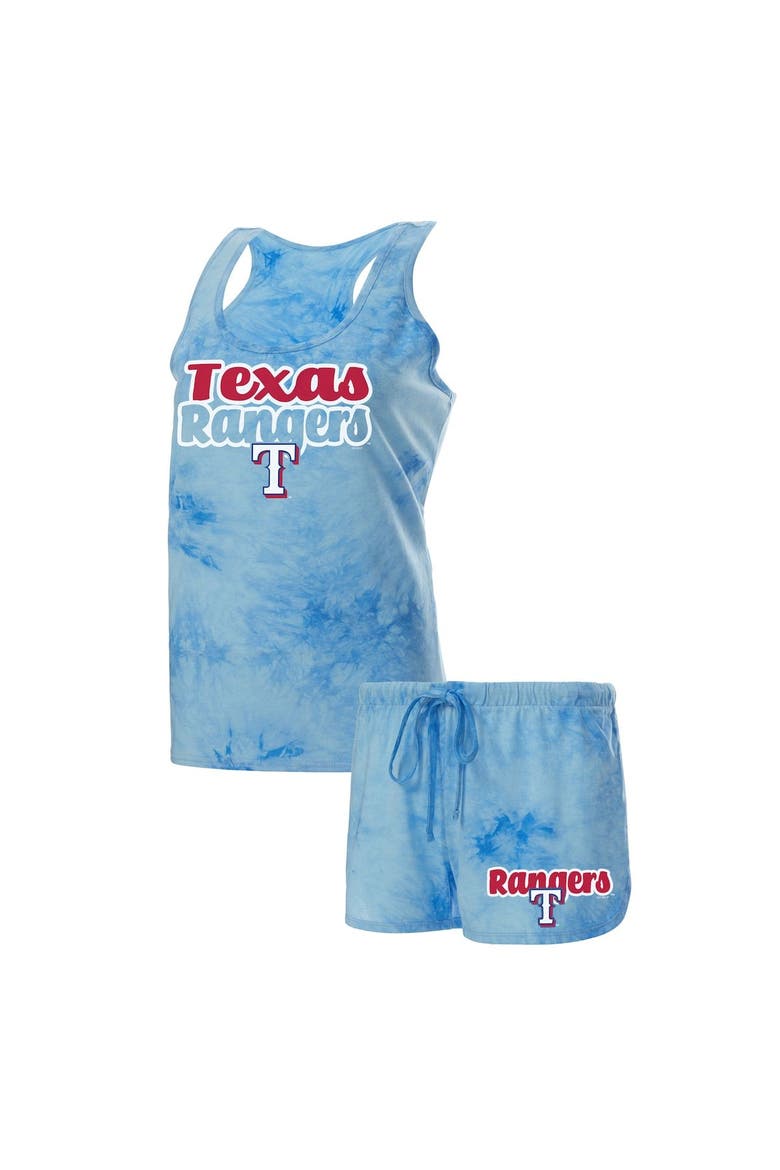 Women's Concepts Sport Royal Texas Rangers Billboard Racerback Tank Top & Shorts Set, Alternate, color, Royal