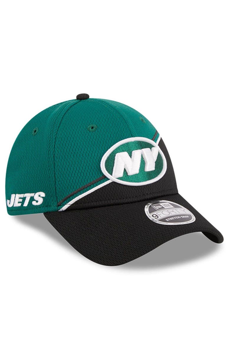 New Era Men's New Era Green/Black New York Jets 2023 Sideline 9FORTY Adjustable Hat, Main, color, Green