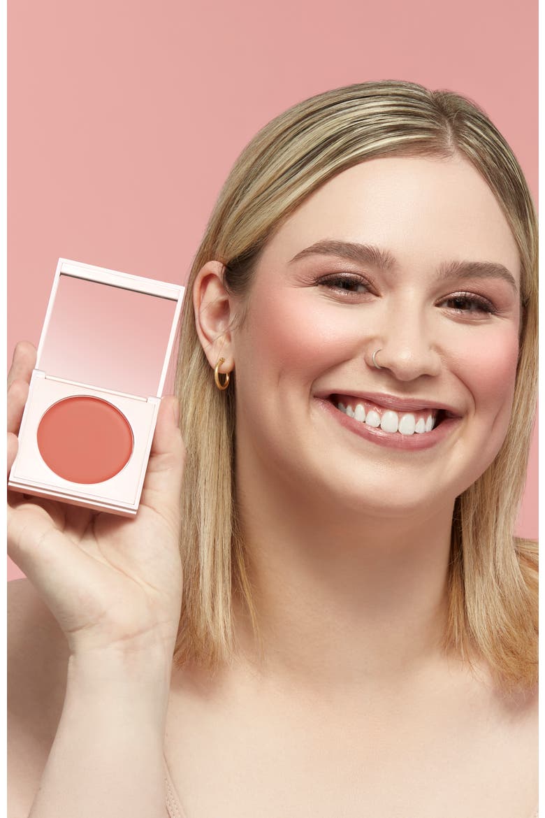 Cream Blush, Alternate, color, Pashmina - salmon rose