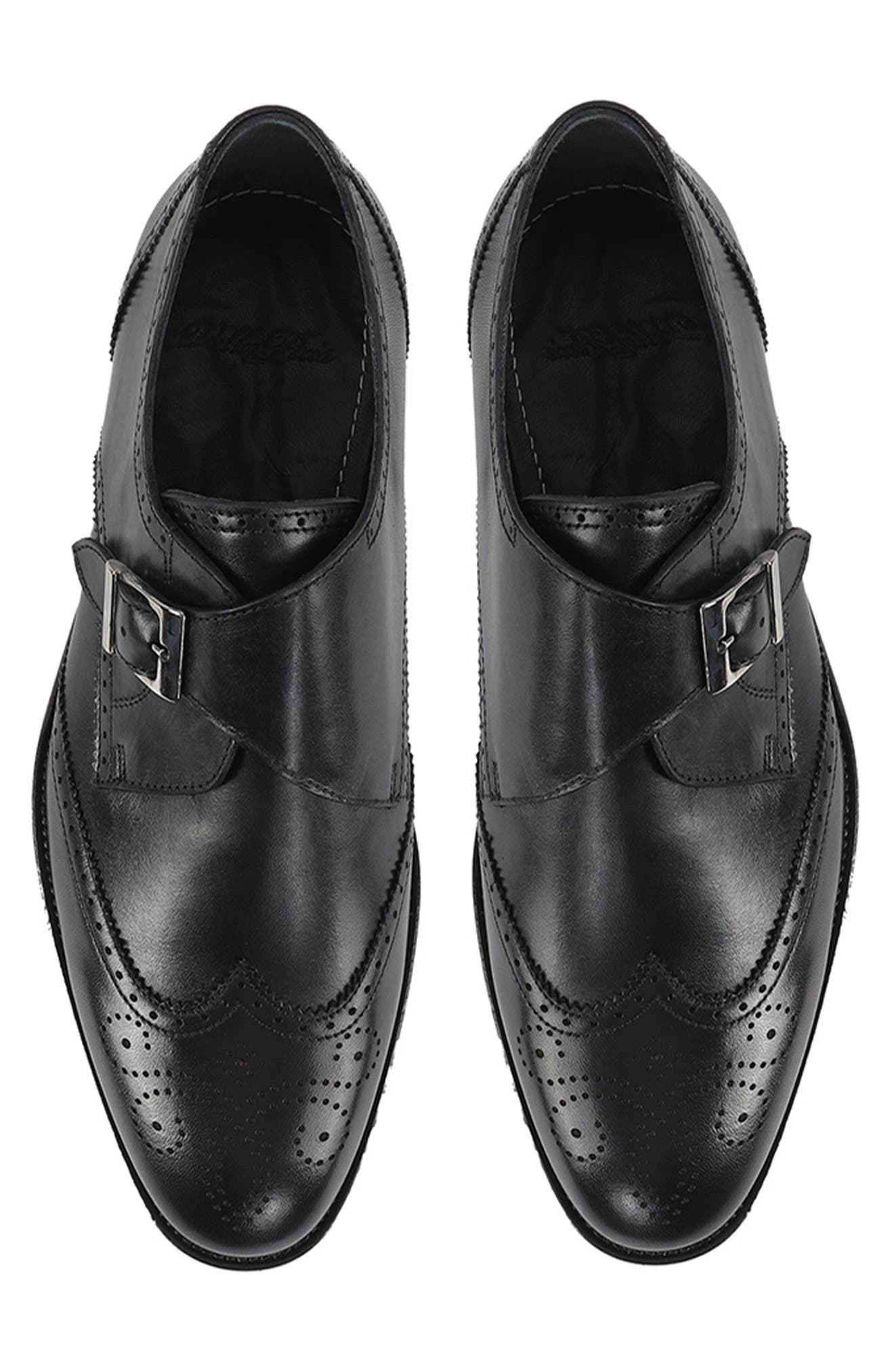 VELLAPAIS Corso Monk Shoe, Alternate, color, Black