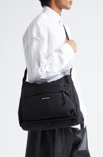 Balenciaga Explorer Canvas Sling Hobo Bag | Nordstrom