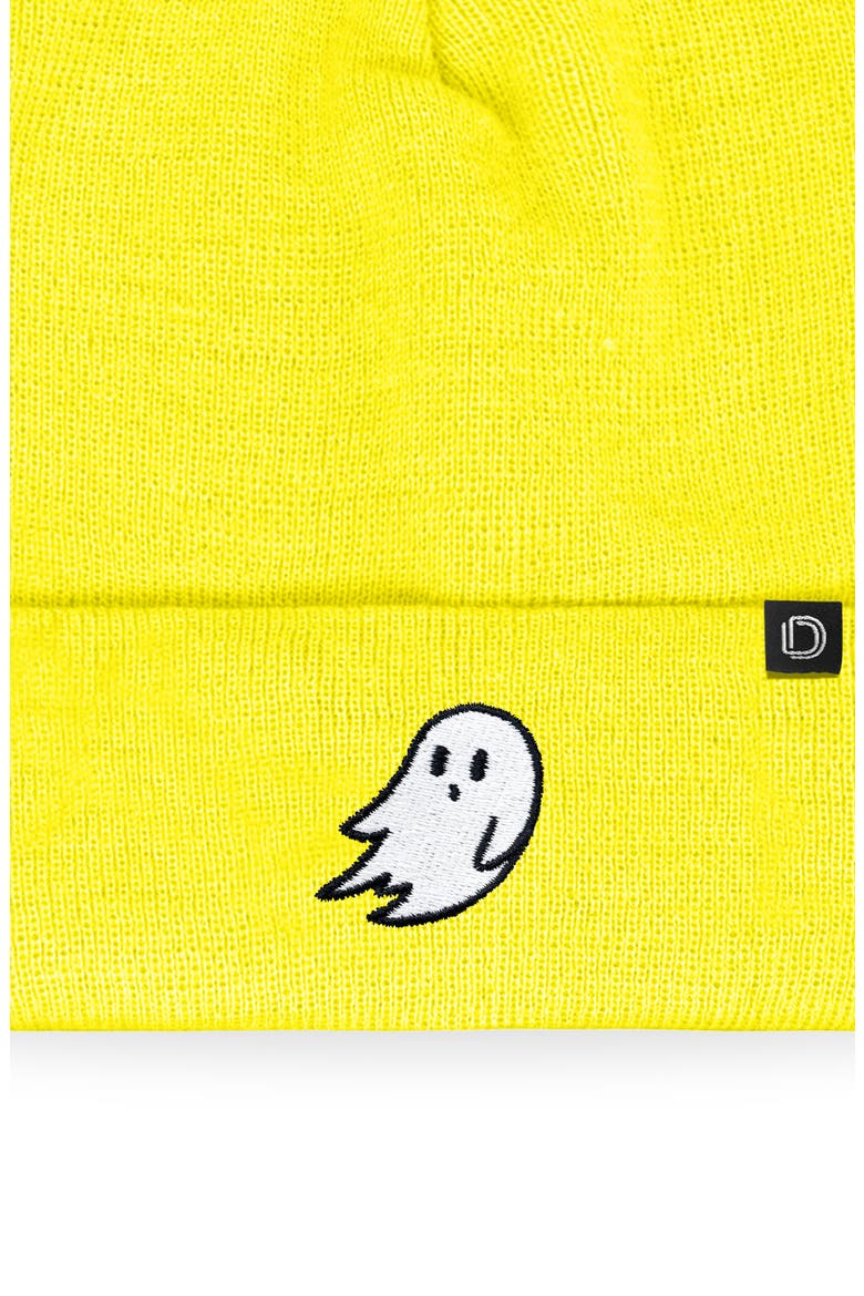 Ghost Beanie, Alternate, color, Neon Yellow