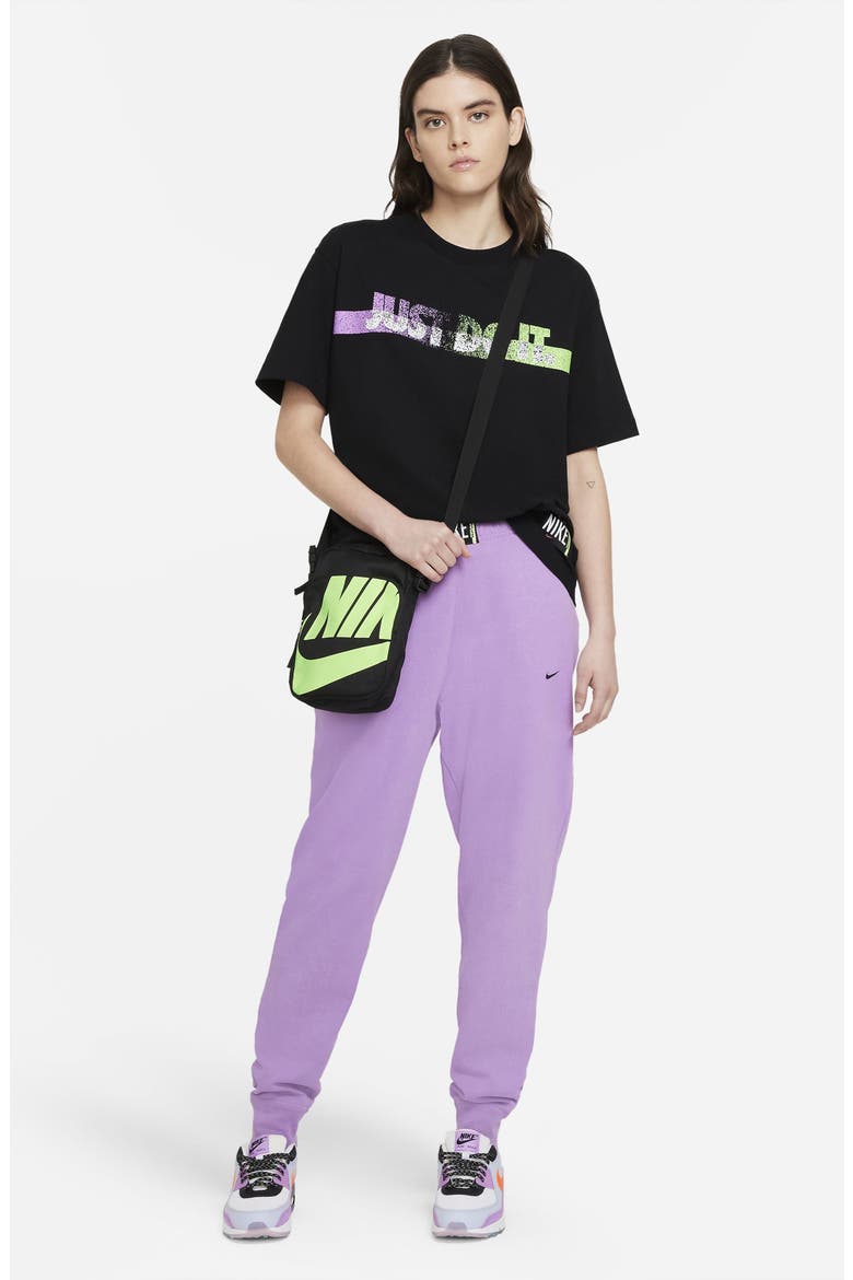 Sportswear Washed Joggers, Alternate, color, FUCHSIA GLOW/BLACK