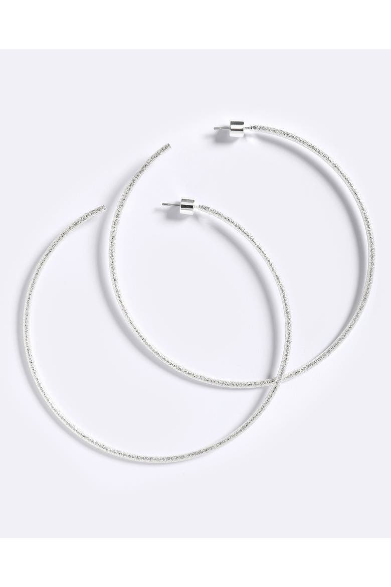 Extra Af Her Hoops, Main, color, Silver