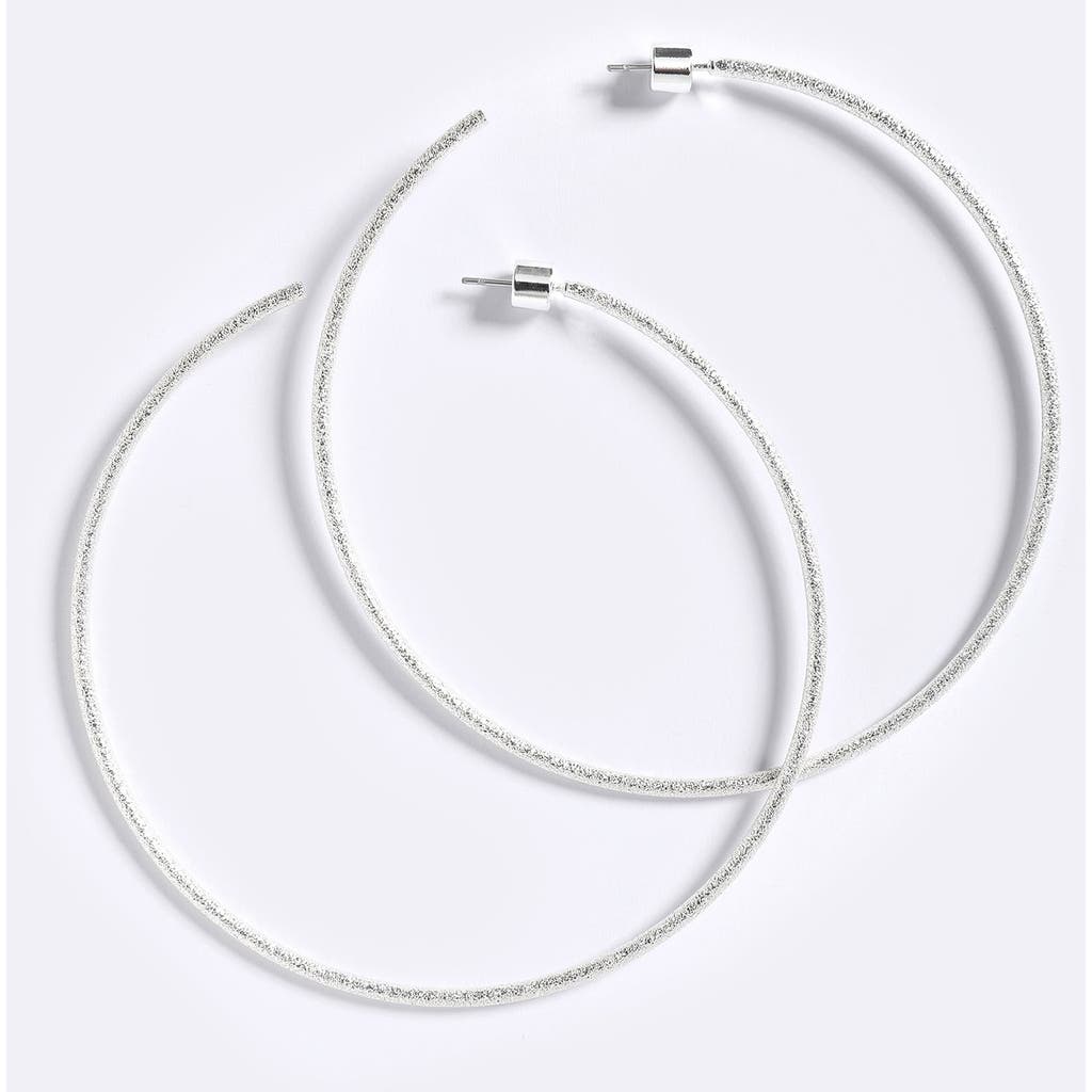 Emma Pills Extra Af Her Hoops In Silver