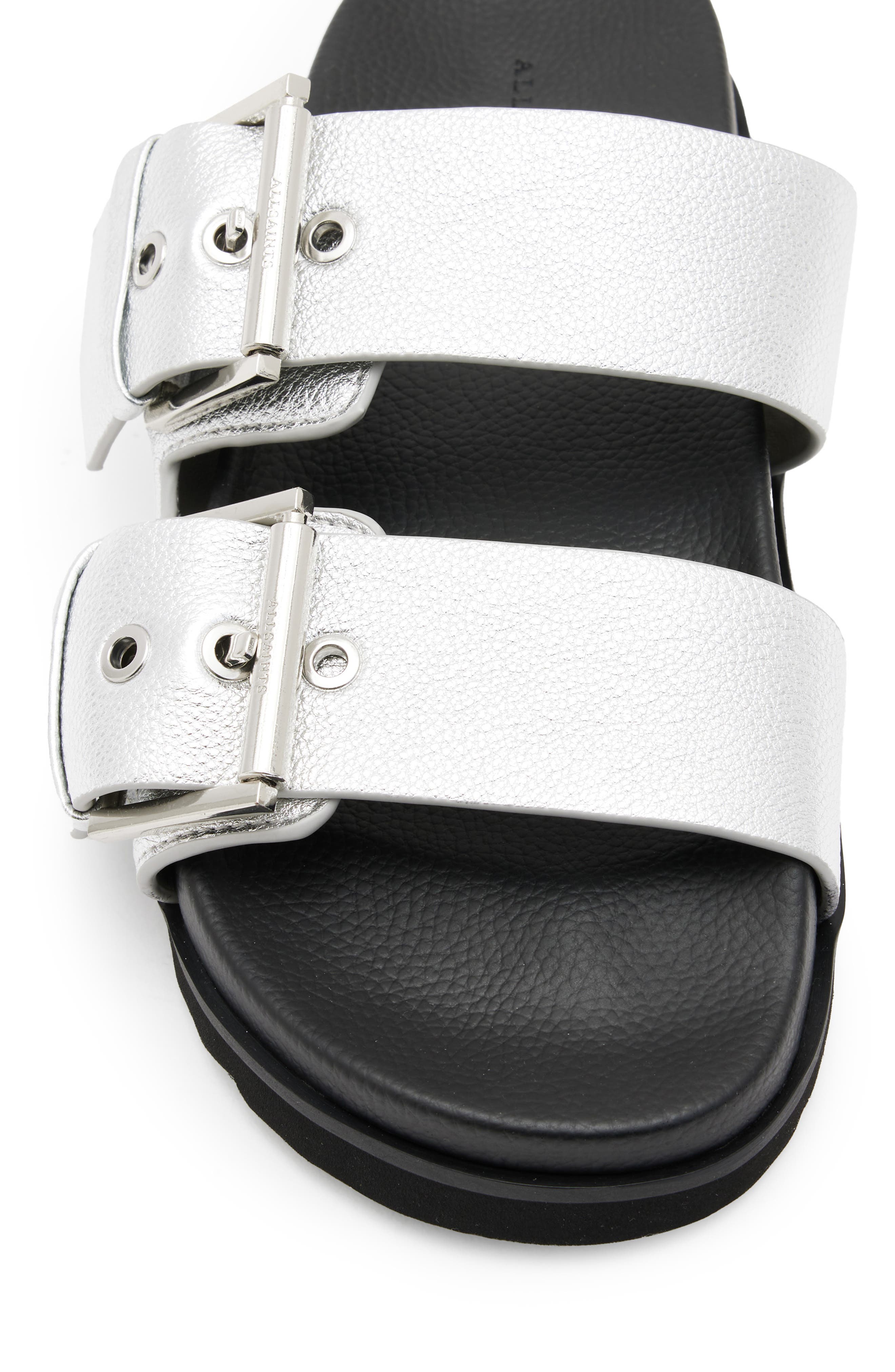 AllSaints Sian Slide Sandal, Alternate, color, 