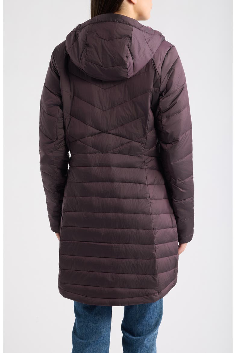 Joy Peak™ II Hooded Water Repellent Mid Jacket, Alternate, color, MOONVISTA SHINE
