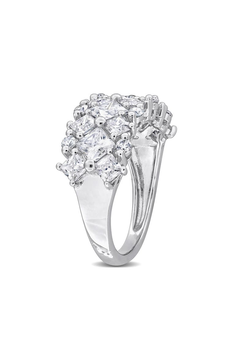 Dew Lab Grown Moissanite Tapered Ring, Alternate, color, WHITE