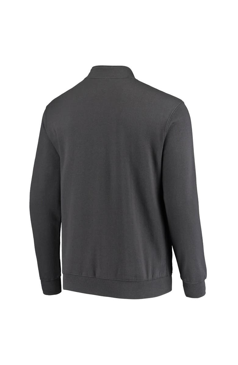 COLOSSEUM Men's Colosseum Charcoal Louisville Cardinals Tortugas Logo Quarter-Zip Jacket, Alternate, color, Charcoal