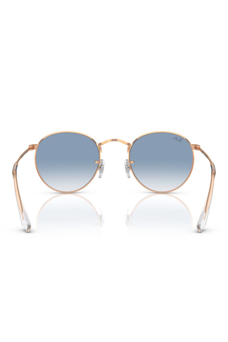 47mm Gradient Round Sunglasses, Alternate, color, BLUE GRADIENT