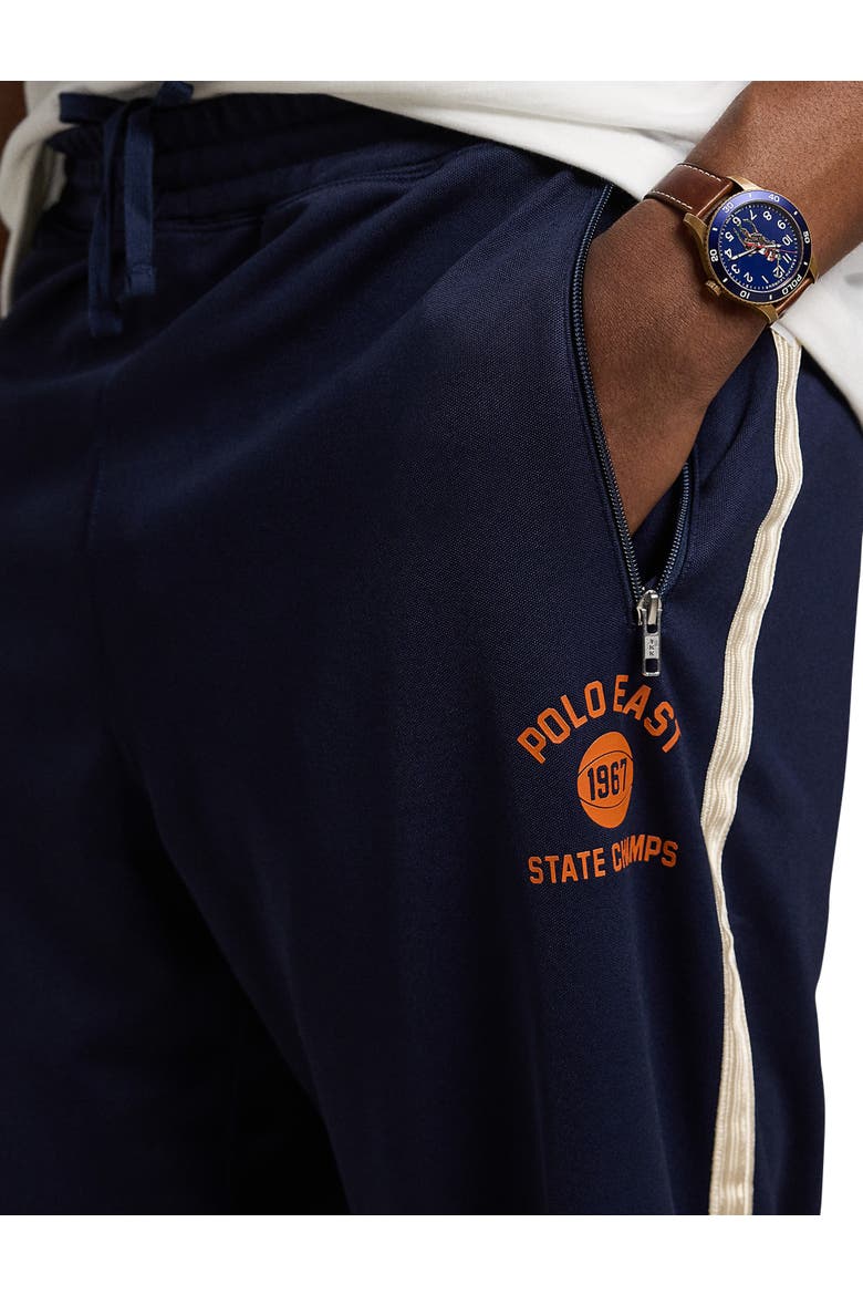 Big & Tall Polo Ball Double-Knit Track Pants, Alternate, color, CRUISE NAVY