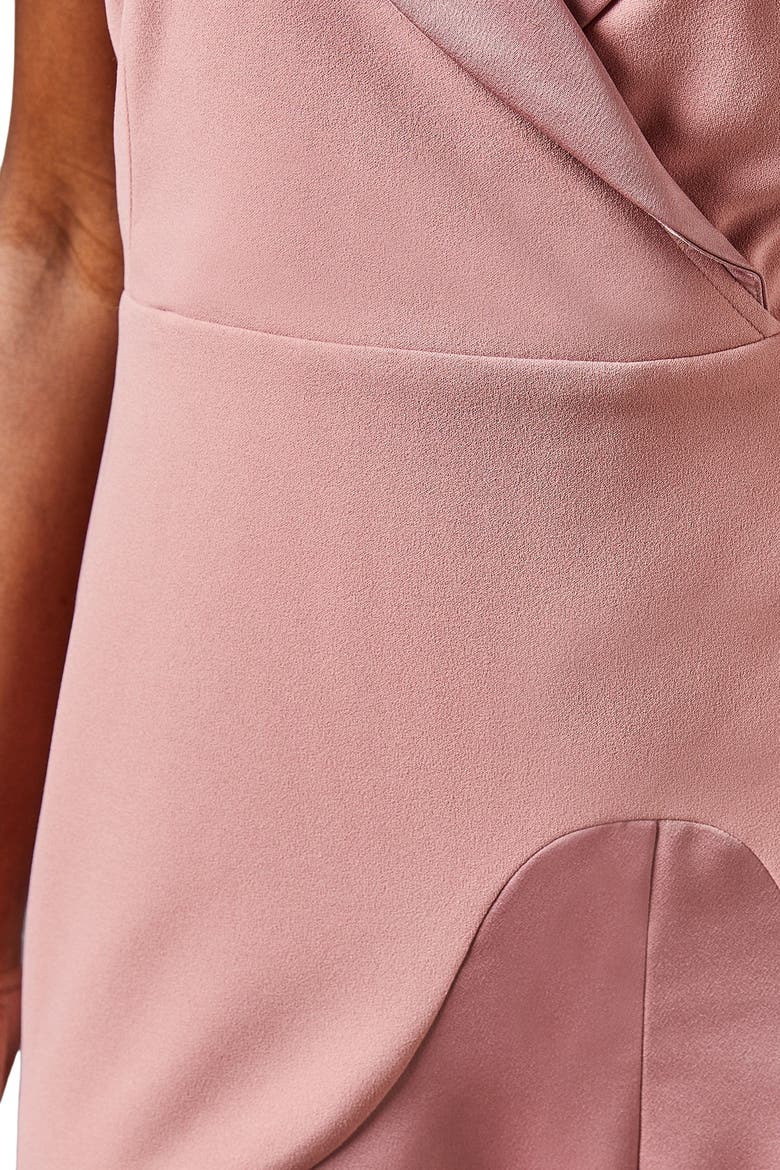 Tux Sleeveless Midi Dress, Alternate, color, Mauve