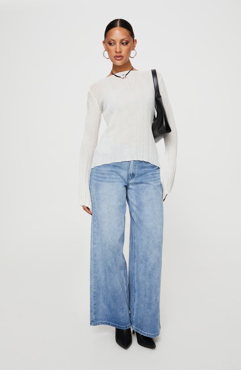 Princess Polly Wexley Rib Top, Alternate, color,