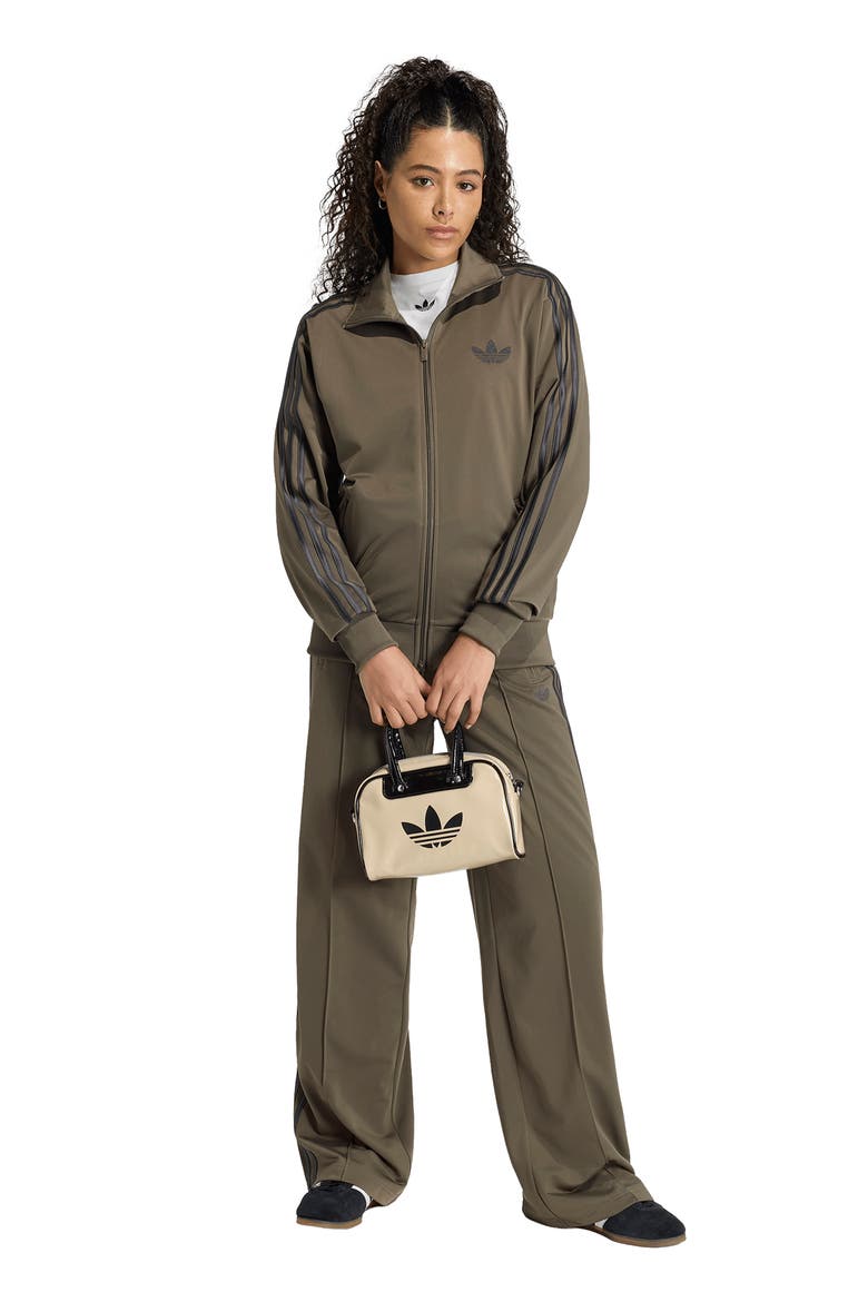 Adicolor Firebird Loose Track Jacket, Alternate, color, BRANCH/ UTILITY BLACK