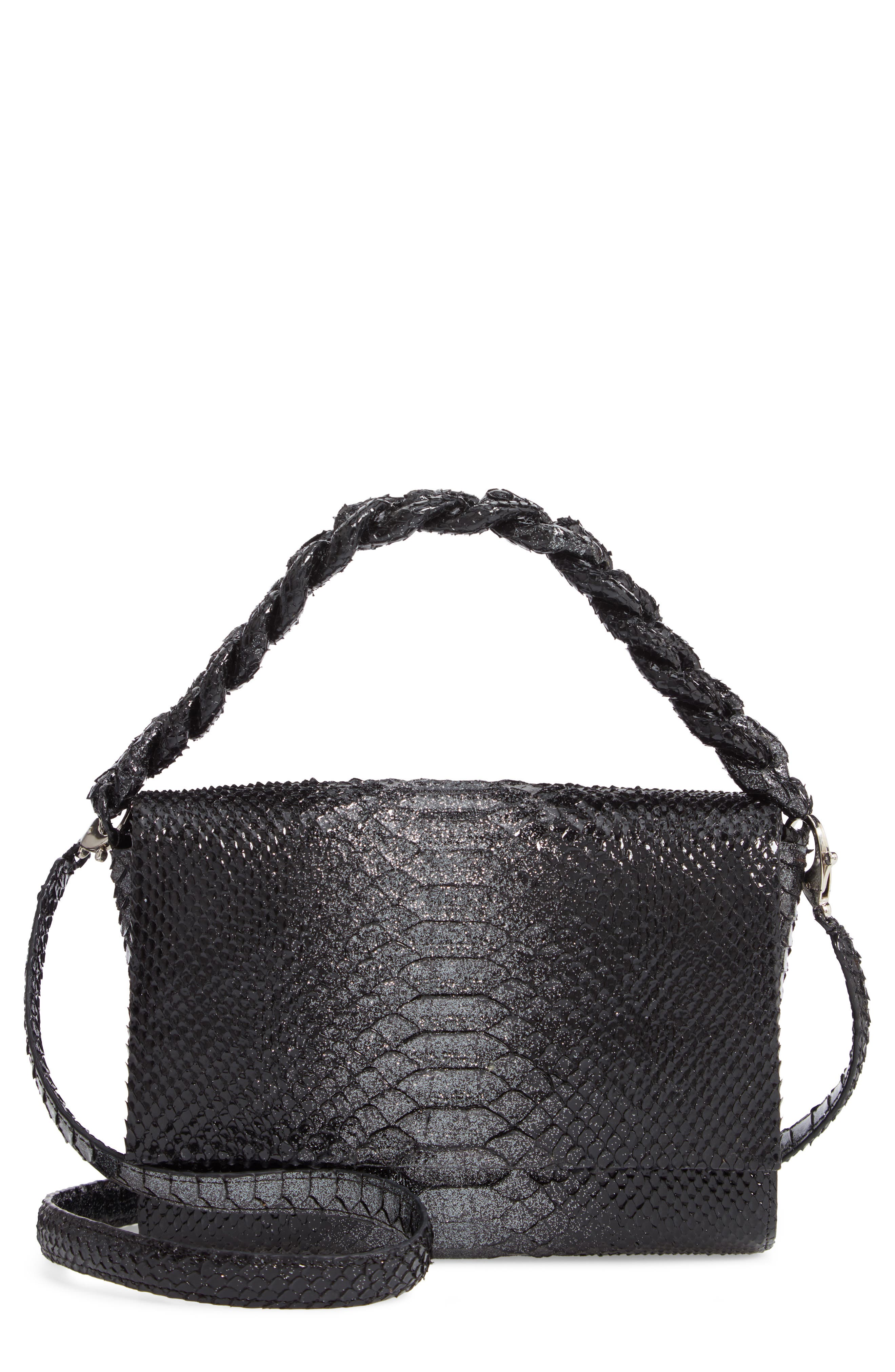 Nancy Gonzalez Small Carrie Genuine Crocodile Metallic Clutch, Main, color, 