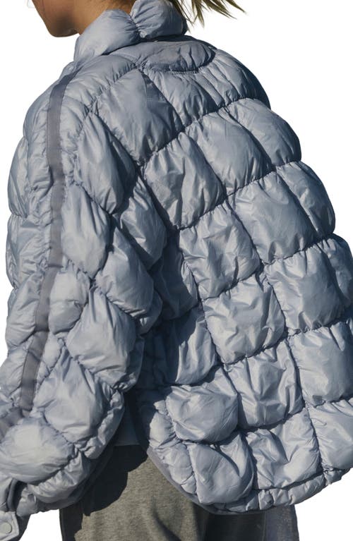 FREE PEOPLE FREE PEOPLE FP MOVEMENT PIPPA SCRUNCHY GLOSSY WATER RESISTANT PUFFER JACKET 