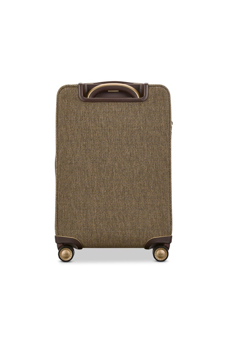 Tweed Carry-on Expandable Spinner, Alternate, color, Tweed/Natural Leather
